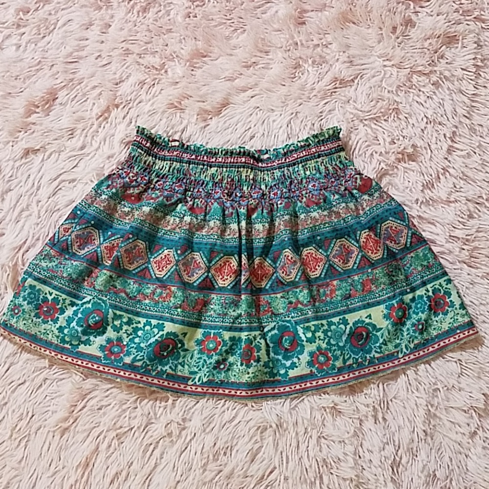 Girls boho Squeeze skirt size 8